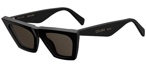 celine edge cl41468|Celine CL41468/S 807/IR Sunglasses in Black.